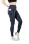 Preview: Damen Sport Leggings mit Tasche dunkelblau 40 - 42